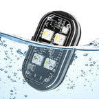 Tragbare LED-Warnleuchte für Autos mit Fernbedienung🏍️