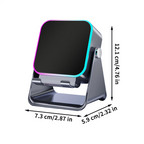 5-in-1 kabelloser Induktions-Bluetooth-Lautsprecher mit verstellbarer Handyhalterung