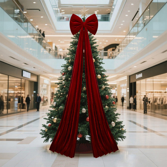🔥Weihnachtsverkauf 50% RABATT!!🔥 Weihnachts-Schleifenornament mit langen Bändern