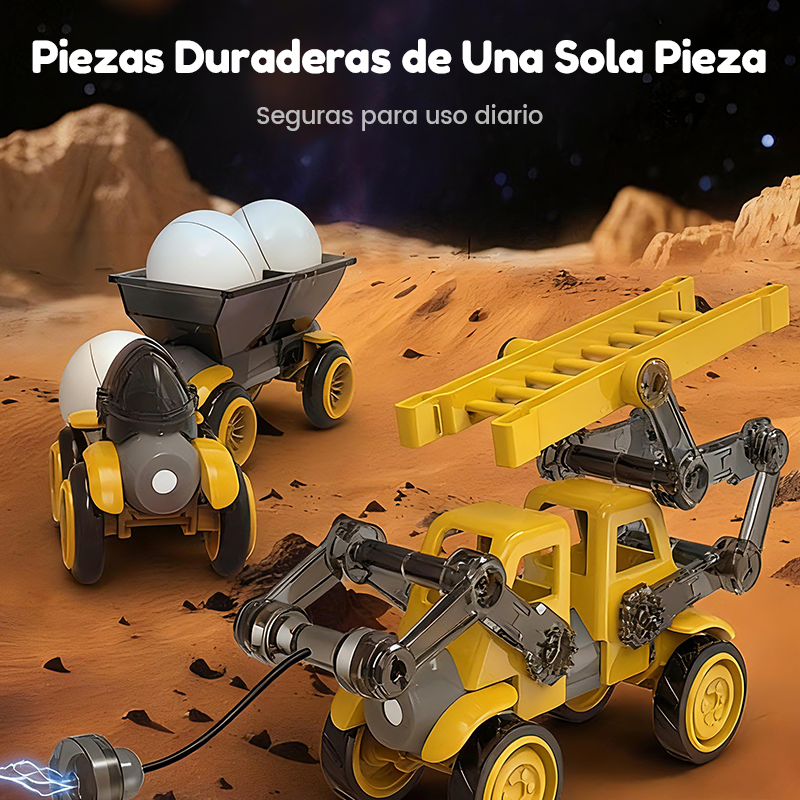 🎄 Magnetisches Fahrzeug-Bauset – Das ideale Weihnachtsgeschenk für kleine Baumeister 🚜