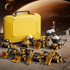 🎄 Magnetisches Fahrzeug-Bauset – Das ideale Weihnachtsgeschenk für kleine Baumeister 🚜