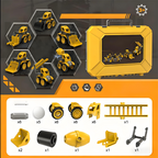 🎄 Magnetisches Fahrzeug-Bauset – Das ideale Weihnachtsgeschenk für kleine Baumeister 🚜