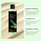 Rosmarin Hydrolysiertes Keratin Shampoo