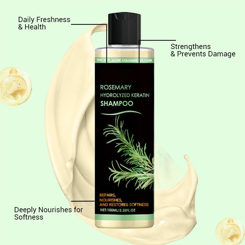 Rosmarin Hydrolysiertes Keratin Shampoo
