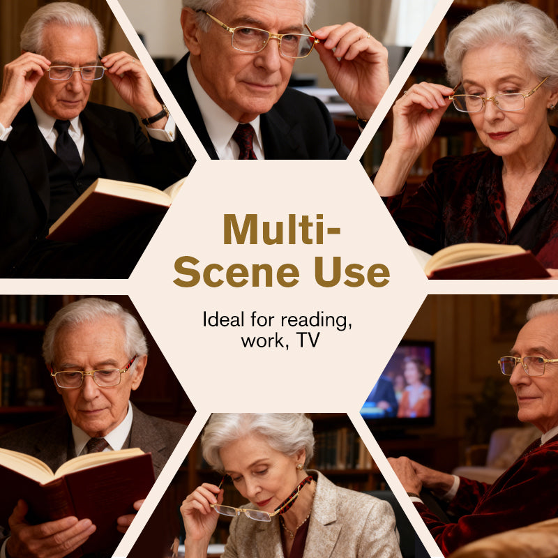 Faltbare Lesebrille mit Blaulichtfilter (mit Etui)