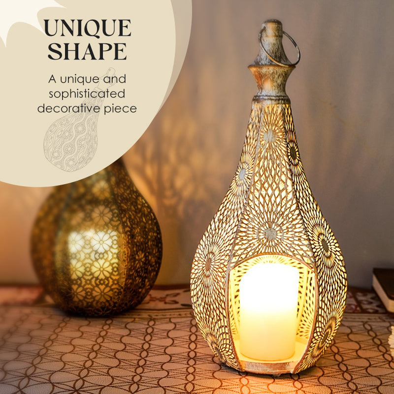 ✨Black-Friday-Mega-Angebot – 50 % Rabatt✨Ausgehöhlter Metall-Kerzenhalter-Schmuck