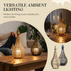 ✨Black-Friday-Mega-Angebot – 50 % Rabatt✨Ausgehöhlter Metall-Kerzenhalter-Schmuck