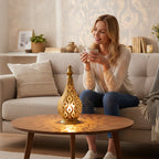 ✨Black-Friday-Mega-Angebot – 50 % Rabatt✨Ausgehöhlter Metall-Kerzenhalter-Schmuck