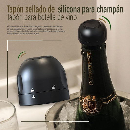 🎄 Silikondichtung für Wein-/Champagnerflaschen – Das perfekte Weihnachtsaccessoire 🥂