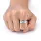 ✨🎅Weihnachtsangebote – Nur für kurze Zeit!⏰Titanium Steel Viking Rune Rotating Ring