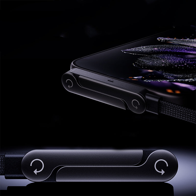 240-W-Schnellladekabel mit verstellbarem Handyhalter