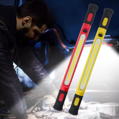 Auto Motorabdeckung Arbeitslicht, Wiederaufladbares COB Arbeitslicht mit Haken & drehbare Magnetbasis, Tragbares LED Licht für Auto Reparatur Notfallarbeiten