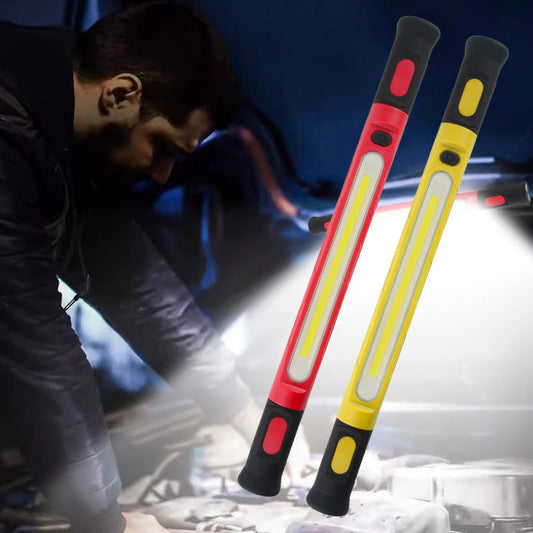 Auto Motorabdeckung Arbeitslicht, Wiederaufladbares COB Arbeitslicht mit Haken & drehbare Magnetbasis, Tragbares LED Licht für Auto Reparatur Notfallarbeiten