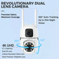 360° Schwenk-Neige 4K Dual-Linsen Sicherheitskamera – Outdoor WLAN Überwachungskamera
