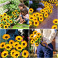 🌻 ☀️ Wasserdichte Solar-Sonnenblumenlichter – Realistische Blütenblätter, IP65 Wetterfest & 8-12h Automatisches Leuchten ✨