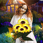 🌻 ☀️ Wasserdichte Solar-Sonnenblumenlichter – Realistische Blütenblätter, IP65 Wetterfest & 8-12h Automatisches Leuchten ✨