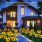 🌻 ☀️ Wasserdichte Solar-Sonnenblumenlichter – Realistische Blütenblätter, IP65 Wetterfest & 8-12h Automatisches Leuchten ✨