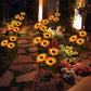 🌻 ☀️ Wasserdichte Solar-Sonnenblumenlichter – Realistische Blütenblätter, IP65 Wetterfest & 8-12h Automatisches Leuchten ✨