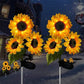 🌻 ☀️ Wasserdichte Solar-Sonnenblumenlichter – Realistische Blütenblätter, IP65 Wetterfest & 8-12h Automatisches Leuchten ✨