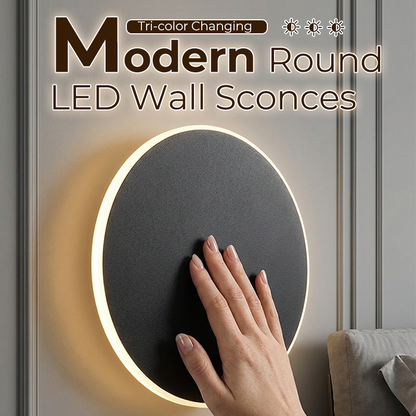 50 % RABATT!! 🌟Moderne runde LED-Wandleuchten