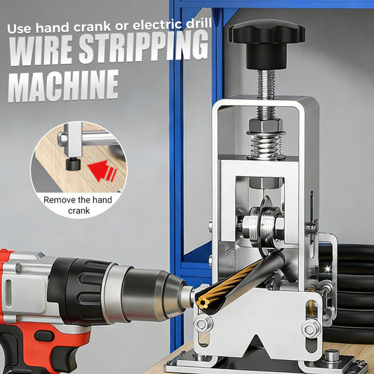 ⚙️ 50% RABATT! 🔌 Abisoliermaschine für Drähte von 1–25 mm – Automatischer Vorschub, Einstellbare Klingen & Hohe Effizienz 🛠️