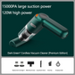 🚗Akku-Staubsauger Auto – 10.000 Pa, 120 W, Kabellos & Leicht | HEPA-Filter | Staubsauger Set für Innenraum