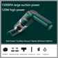 🚗Akku-Staubsauger Auto – 10.000 Pa, 120 W, Kabellos & Leicht | HEPA-Filter | Staubsauger Set für Innenraum