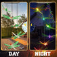 ✨Solar LED Windspiel mit Schmetterlingen - 7 Farbwechsel & Herzdesign Leuchtdauer, Garten & Balkon