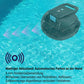Kabelloser Poolroboter - Doppelmotor & 130 Min. Akkulaufzeit | IPX8, 80m², 5-faches Sicherheitssystem, 4000mAh