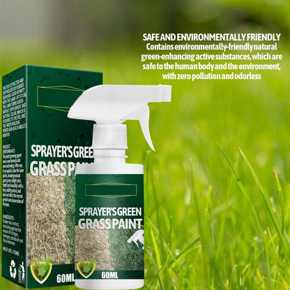 🌿Gras-Farbspray für Rasen - Sofort Sattgrün & 2-3 Monate haltbar | Regenbeeständig, Umweltfreundlich✅