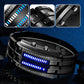 Coole Herrenuhr im Binary-Design, Edelstahl, LED-Armband, modische Sportuhr mit blauem Licht, vakuumbeschichtet, stilvolle Uhr