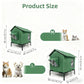 Wasserdichtes Outdoor-Katzenhaus – erhöht, zerlegbar & klappbar – ideal für verwilderte Katzen, Garten & Balkon – wetterfest & flexibel🐱🏠