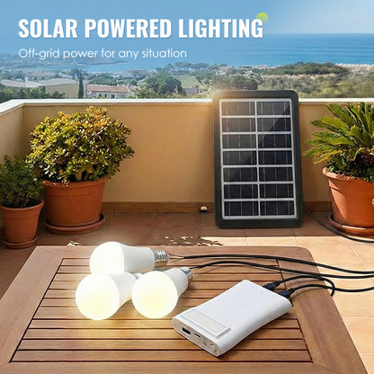 🔥LETZTER TAG – 50 % RABATT⚡ Solares Mehrfach-Beleuchtungssystem💡 3 Helligkeitsstufen · 3 LED-Leuchten (2,8 m langes Kabel), 🌧️ Funktioniert auch an bewölkten Tagen