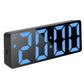 LED-Digitalwecker mit Spiegeloberfläche & RGB-Beleuchtung – Großes Display, USB-Ladeanschluss & Thermometer