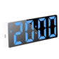 LED-Digitalwecker mit Spiegeloberfläche & RGB-Beleuchtung – Großes Display, USB-Ladeanschluss & Thermometer