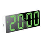 LED-Digitalwecker mit Spiegeloberfläche & RGB-Beleuchtung – Großes Display, USB-Ladeanschluss & Thermometer