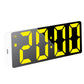 LED-Digitalwecker mit Spiegeloberfläche & RGB-Beleuchtung – Großes Display, USB-Ladeanschluss & Thermometer