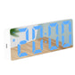 LED-Digitalwecker mit Spiegeloberfläche & RGB-Beleuchtung – Großes Display, USB-Ladeanschluss & Thermometer