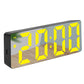 LED-Digitalwecker mit Spiegeloberfläche & RGB-Beleuchtung – Großes Display, USB-Ladeanschluss & Thermometer