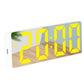 LED-Digitalwecker mit Spiegeloberfläche & RGB-Beleuchtung – Großes Display, USB-Ladeanschluss & Thermometer