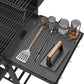 ❄️ Sommerfrische 50 % Rabatt! 🍖 Silikon-Grillmatte mit Tropfauffang – Hitzebeständige Werkzeugablage für Küche & Grill