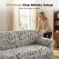 🛋️Sofabezug Stretch Universal – Elastischer Couchbezug mit Rüschensaum & Musterwahl
