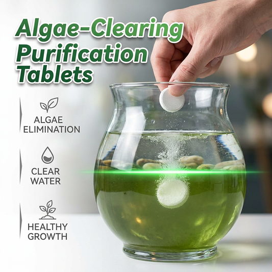 🌿Wasserreinigungstabletten – Beseitigt Algen und Trübungen, hält Pflanzenwasser kristallklar. Eine Tablette, sofortige Wirkung! 🌱✨