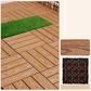 💧🏡Wasserdichte Klick-Terrassenfliesen für Balkon & Terrasse – PP-Kunststoff, rutschfest