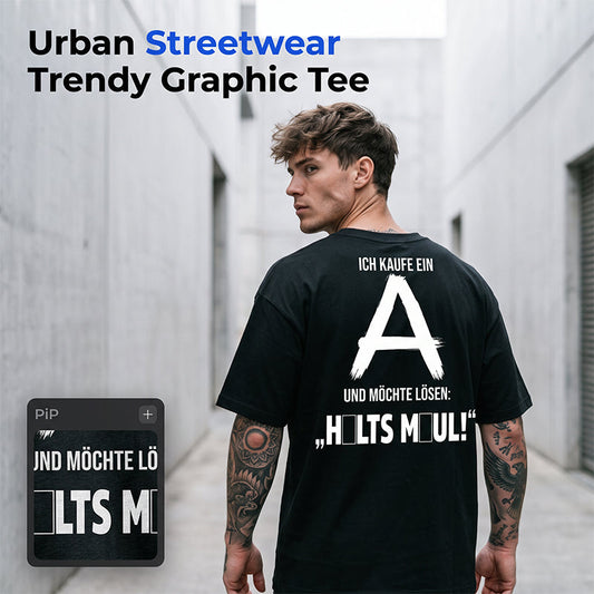 👕✨ 50% RABATT! Herren-Kurzarm-T-Shirt mit Rückenaufdruck – Weich, atmungsaktiv & stylisch – Perfekt für Alltag, Freizeit & Sommer 🔥