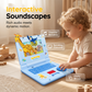 📢📢 JETZT 50 % RABATT!! ⏰🧸 Interaktiver Simulations-Spielzeug-Laptop – Lichter, Töne & Lernspiele – Fördert spielerisch Kreativität & Motorik bei Kindern 🎵