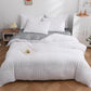 🛏️ 50% RABATT! ✨ Luxuriöses Seersucker-Bettwäsche-Set mit 4 Teilen – Kühl, Stilvoll & Perfekt Für Alle Jahreszeiten 🛌
