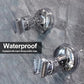 Duschkopfhalter ohne Bohren – Verstellbarer Saugnapf-Brausehalter, Chrom