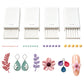 3D-gedrucktes Mini-Formset für Tonkugeln