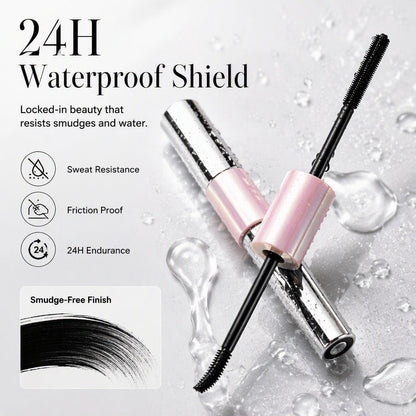 👁️ 50% RABATT! 💧 Doppelseitige Volumen-Mascara – Wasserfest & langanhaltend ✨